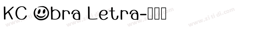 KC Obra Letra字体转换